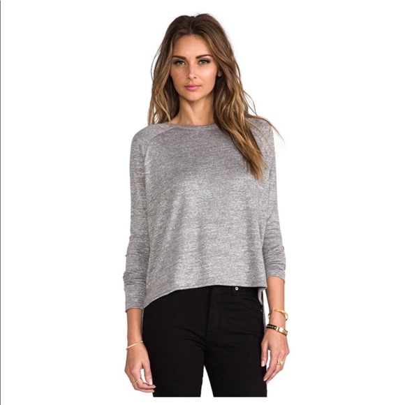 rag & bone Tops - Rag & Bone Camden Top in Steel Grey.